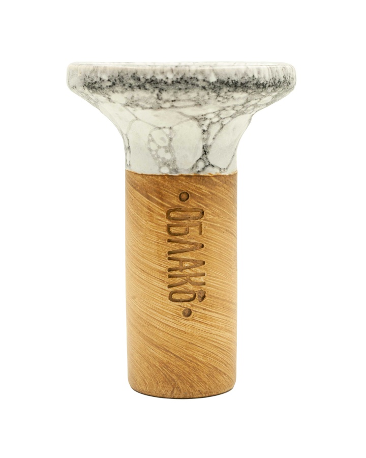 Чаша Облако Flow - Вишневый/Бело-черный мрамор