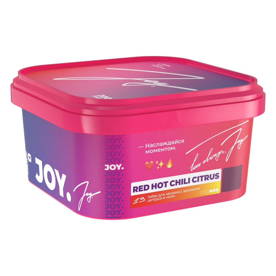 Joy Red hot chili citrus (Цитрус, чили), 200 гр
