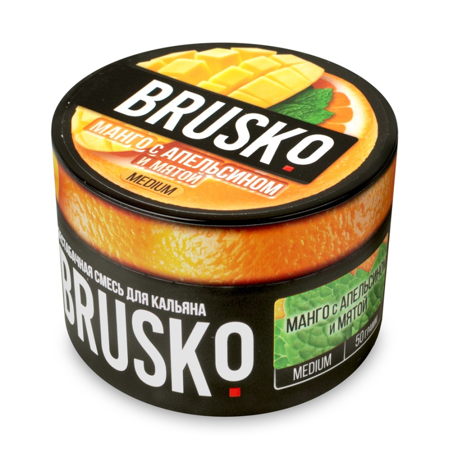 Brusko Medium Манго с Апельсином и Мятой 50 гр