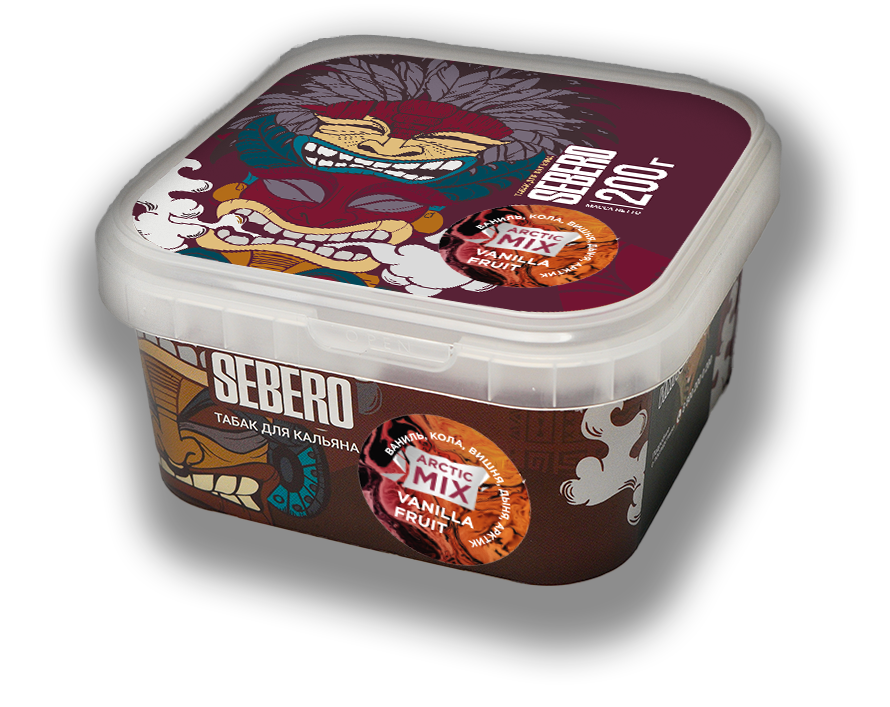 Sebero Arctic Mix Vanilla Fruit (Ваниль, кола, вишня, дыня, арктик), 200 гр