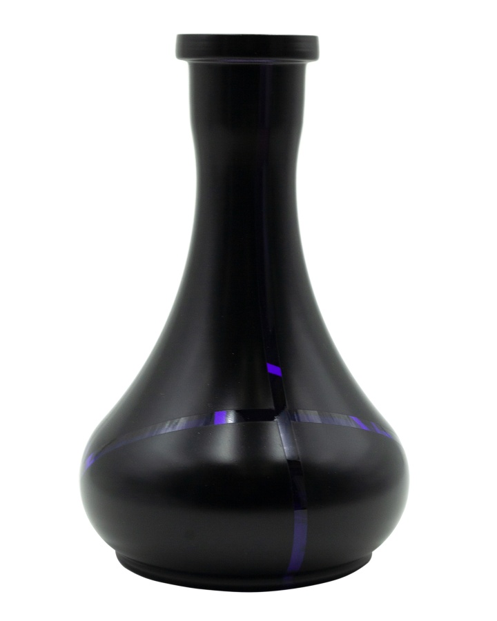 Колба Vessel Glass Капля Полоски фиолетовые