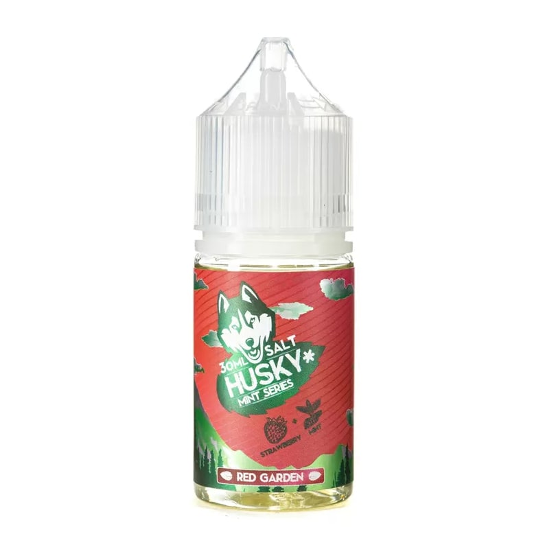 Husky mint series SALT Strong Red Garden (Мята клубника) 30 мл 