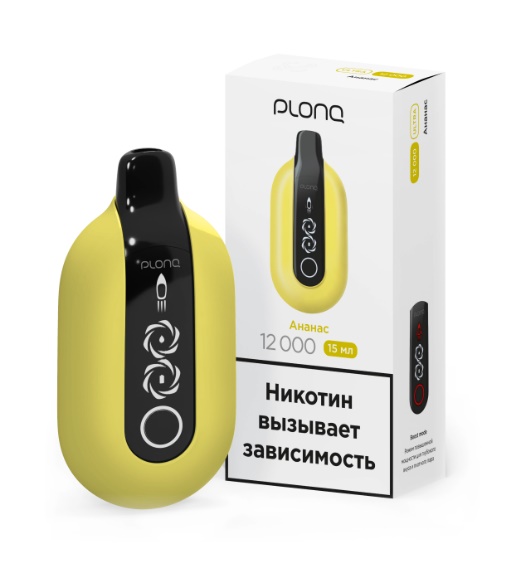 Plonq ULTRA (до 12 000 затяжек) вкус Ананас