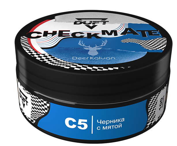 Duft CheckMate C5 (Черника с мятой), 100 гр