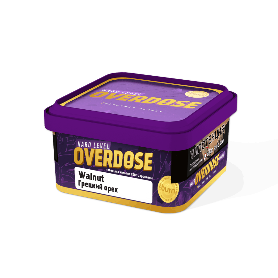 Overdose Walnut (Грецкий орех), 200 гр