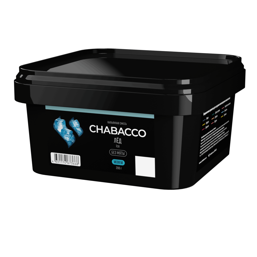 Chabacco Medium Ice (Лёд), 200 гр