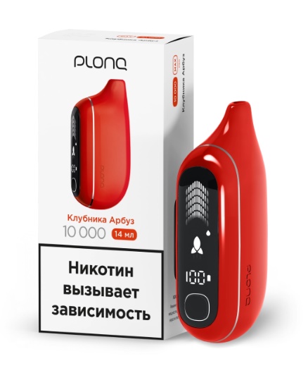Plonq MAX PRO (до 10 000 затяжек) вкус Клубника Арбуз