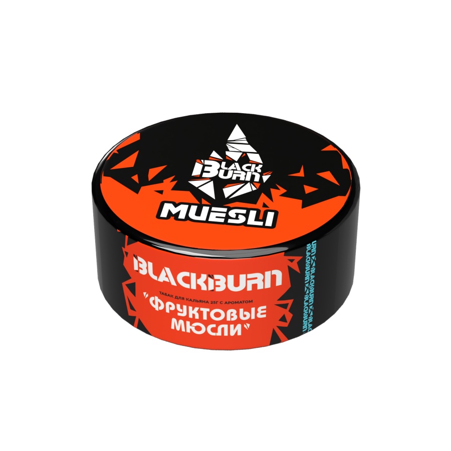 Black Burn Muesli (Фруктовые Мюсли), 25 гр — табак купить по выгодной цене  в Перми | Магазин Hookah House