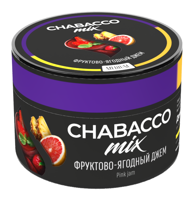 Chabacco Mix Pink Jam (Фруктово-ягодный джем), 50 гр