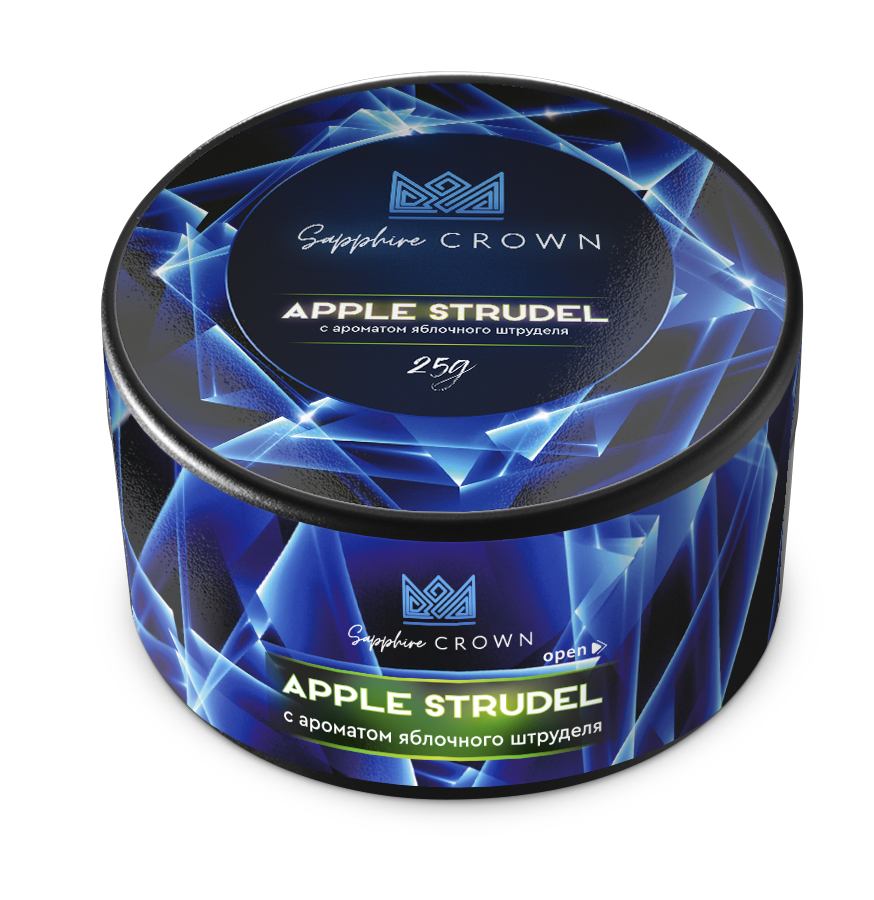 Sapphire Crown с ароматом Apple Strudel (Яблочный штрудель), 25 гр