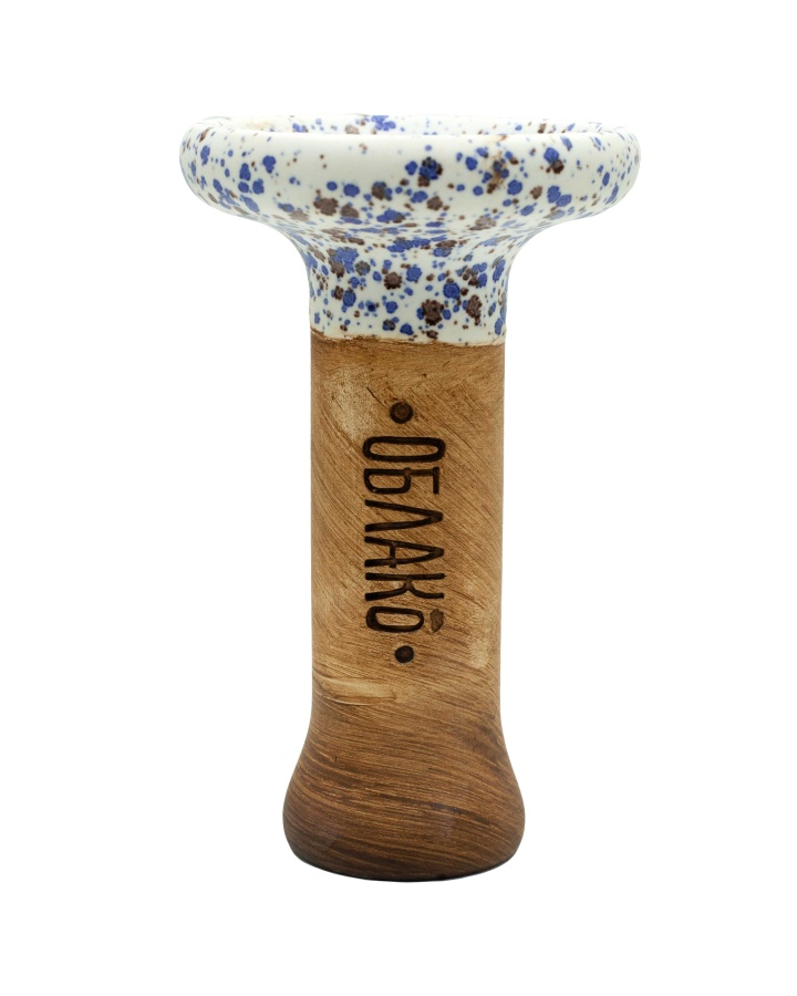 Чаша Облако Glaze Phunnel S - Белый в точку 