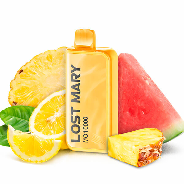 Топовая одноразовая электронная сигарета - Lost Mary MO10000 Pineapple Lemon Watermelon