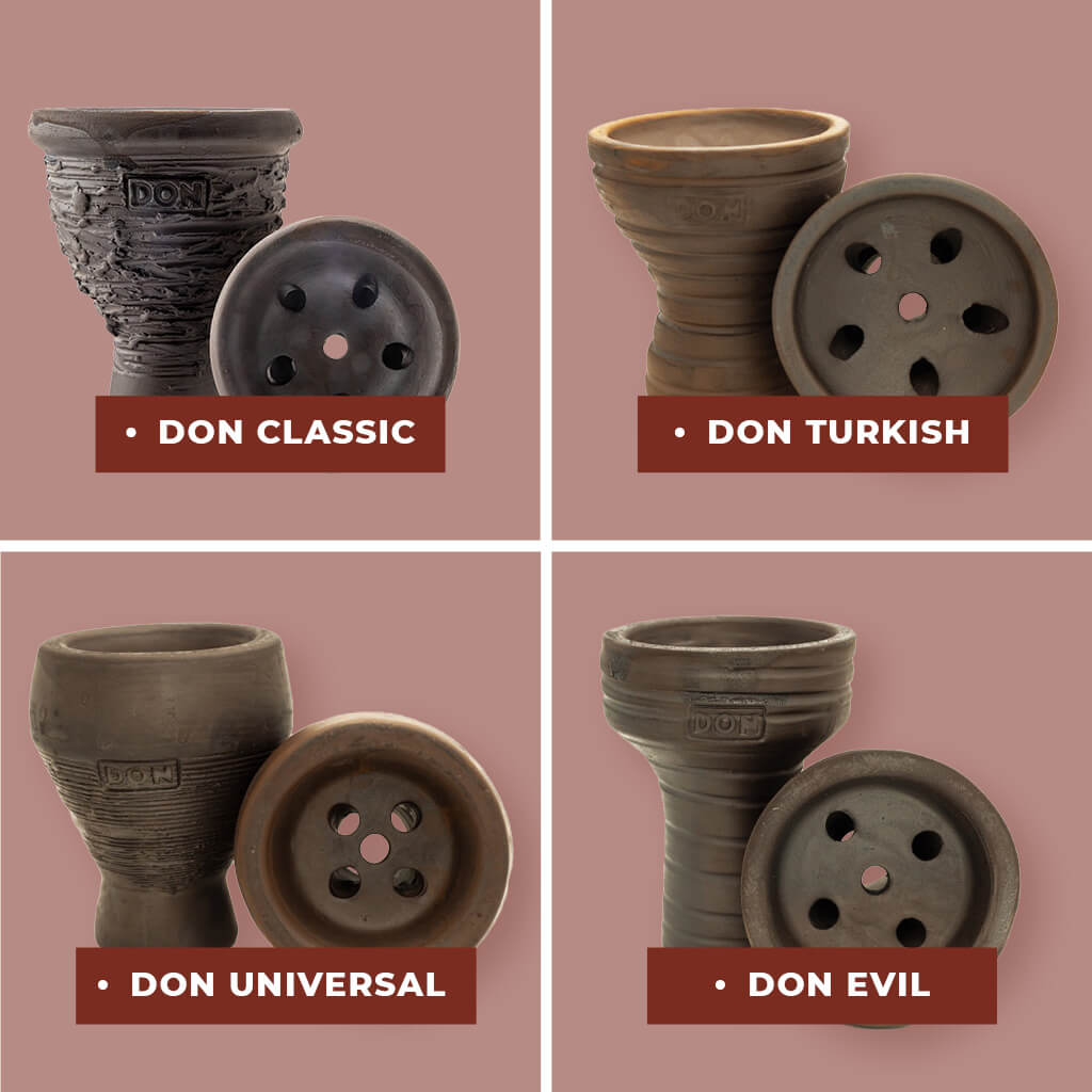 Линейка чаш для кальяна Don Classic 