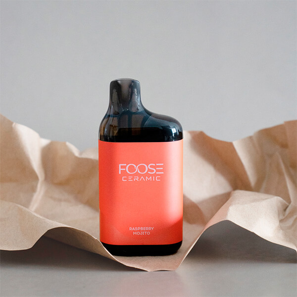 ТОП одноразовая электронная сигарета - Foose Ceramic 7000 Малиновый Мохито