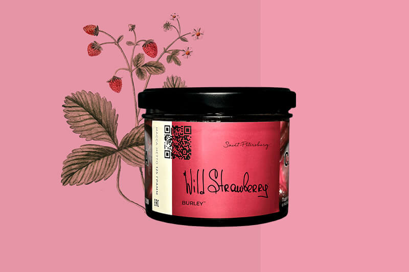 Табак для кальяна “Trofimoff"s” burley со вкусом Wild strawberry (Дикая земляника)