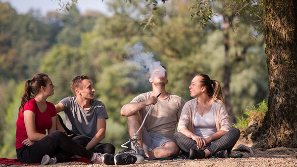 сколько тяги в кальяне