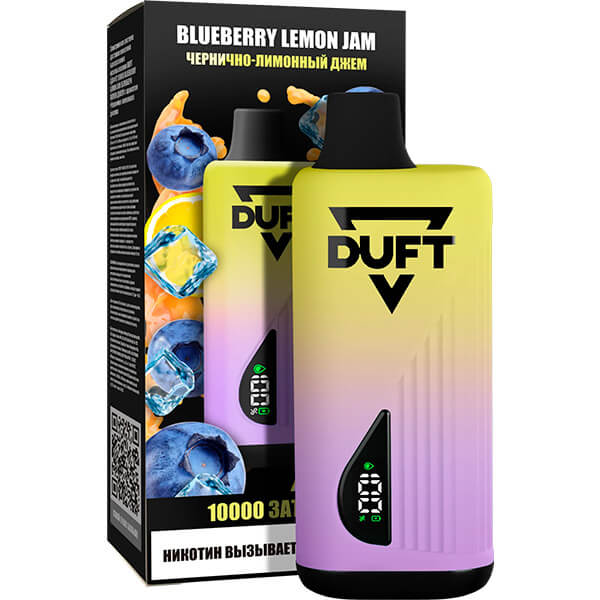 Топовая одноразка - DUFT 10000 Blueberry Lemon Jam