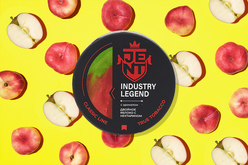 Табак для кальяна Jent Classic Line Industry Legend с ароматом Двойное яблоко с нектарином Табак для кальяна Jent Classic Line Industry Legend с ароматом Двойное яблоко с нектарином