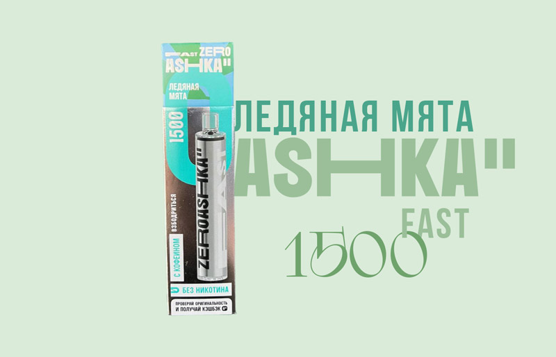 Одноразка ASHKA FAST 1500 Ледяная мята