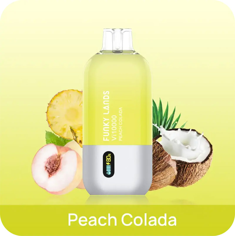 Одноразка Funky Lands Vi10000 Peach Colada (Персиковая Колада)