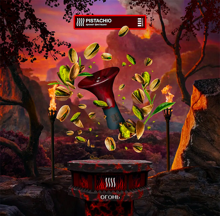 Табак для кальяна Element Огонь со вкусом Фисташка (Pistachio)
