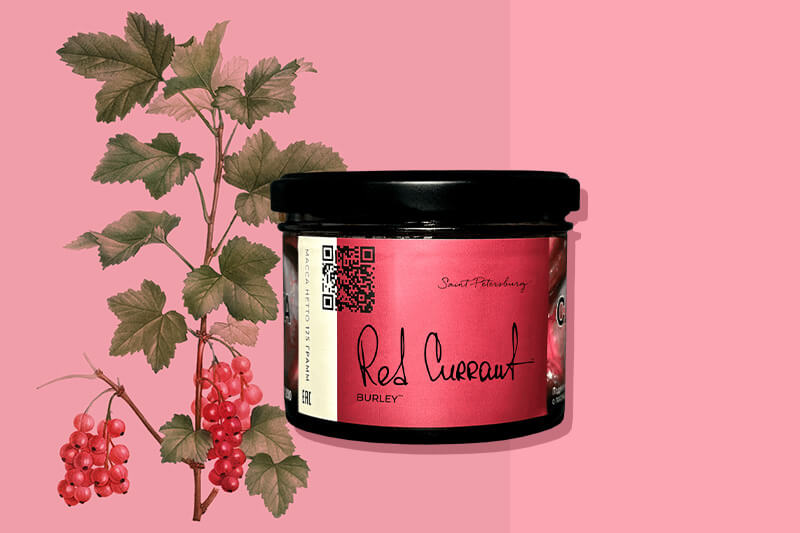 Табак для кальяна “Trofimoff"s” burley со вкусом Red currant (Красная смородина)