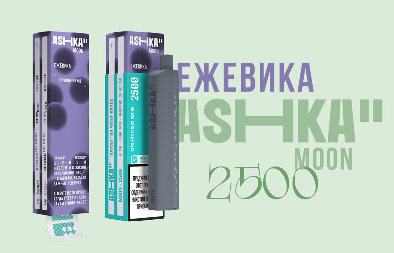Одноразка ASHKA MOON 2500 Ежевика