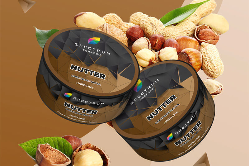 Табак для кальяна Spectrum Hard Line со вкусом Nutter (ореховая паста)