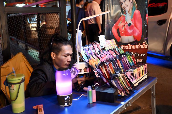 Точка продажи вейпов в Таиланде (Паттайя)