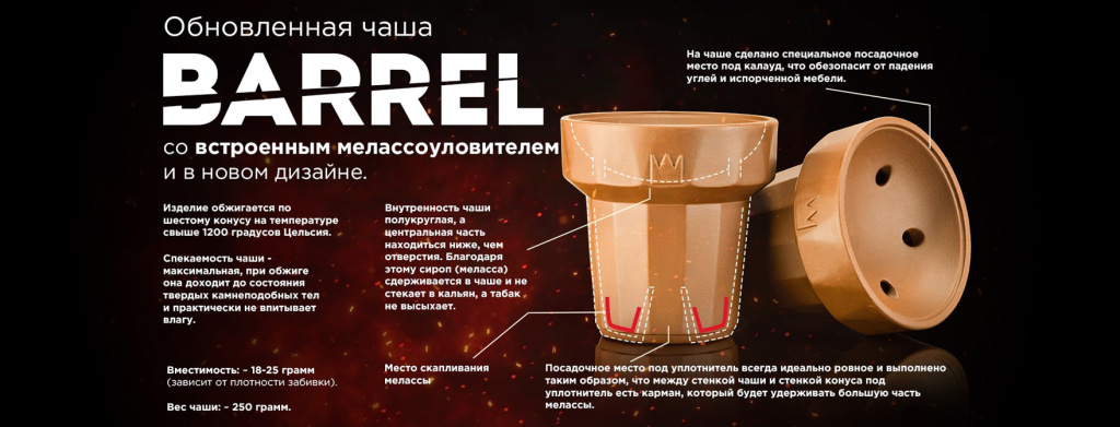 Чаша Big Maks Barrel