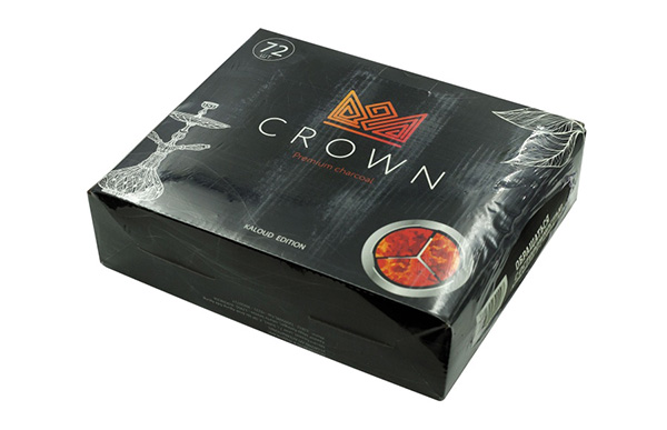 Уголь для кальяна Crown Kaloud Mercy 72 Уголь для кальяна Crown Kaloud Mercy 72