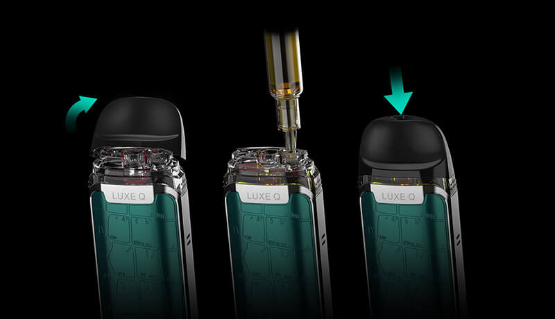 Как заправлять поды Vaporesso Luxe QS и Vaporesso Luxe Q