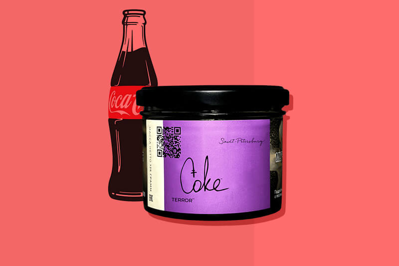 Табак для кальяна “Trofimoff"s” terror со вкусом Coke (Кола)