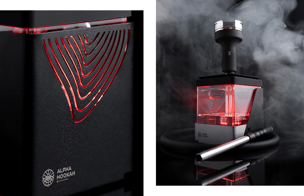 Футуристичный и компактный Alpha Hookah Smart
