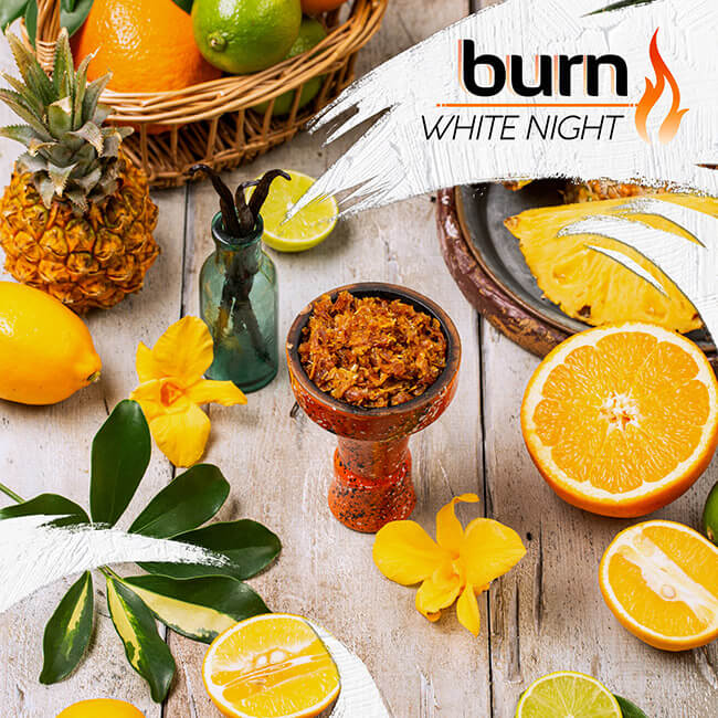 Табак для кальяна со вкусом ванили Burn White Night