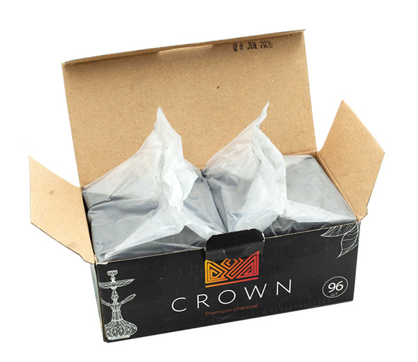 Уголь для кальяна Crown 96 Уголь для кальяна Crown 96