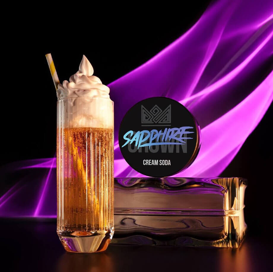 табаки для кальяна со вкусом Cream Soda («Крем-сода») от Sapphire Crown