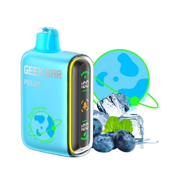 Хорошая одноразовая электронная сигарета - Geekbar PULSE 12000 Черника Лед