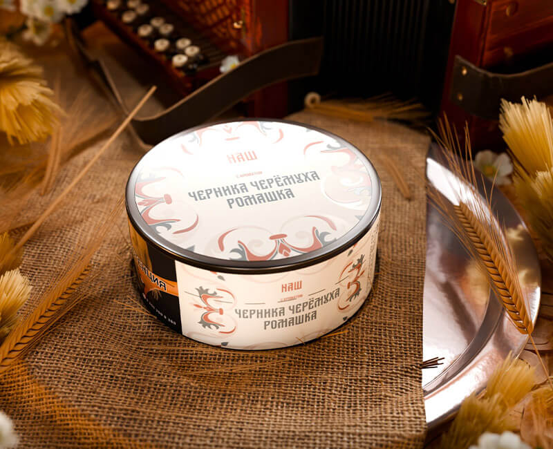 Табак NAШ со вкусом Черника, Черемуха, Ромашка