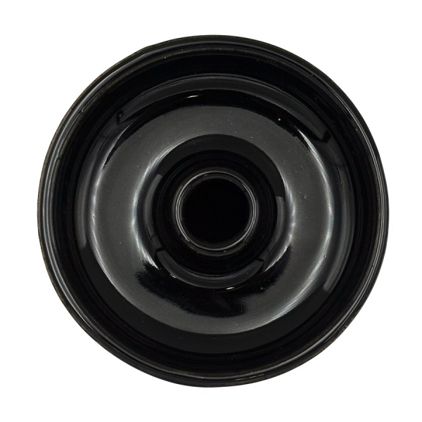 Чаша Форма Фанел Глазурь коричневый / черный глянец