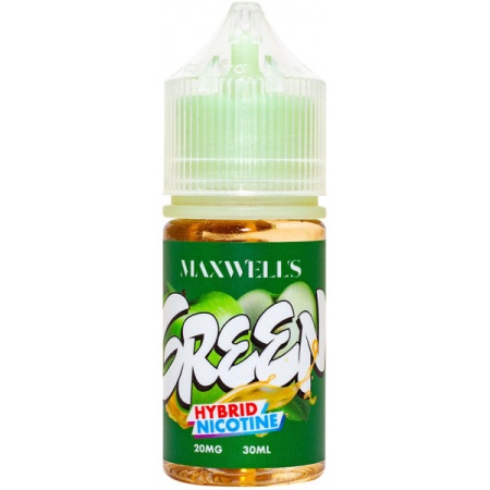 Жидкость Maxwells HYBRID GREEN / Яблочный нектар 30 мл