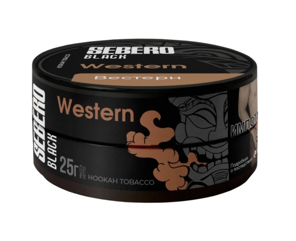Sebero Black с ароматом Вестерн (Western), 25 гр