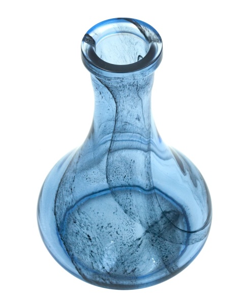 Колба Vessel Glass Капля Алебастр-черный, голубой