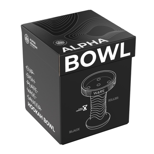 Чаша ALPHA BOWL - Wave killer (South Black)