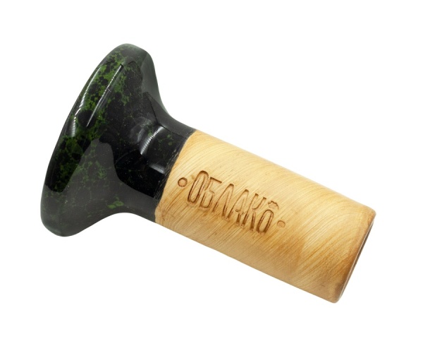 Чаша Облако Flow - Вишневый/Черно-салатовый мрамор