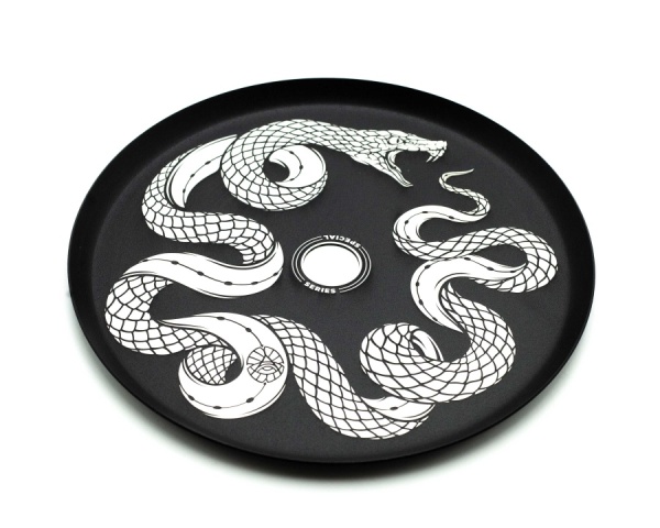 Дизайнерское блюдце плоское Alpha Hookah 04