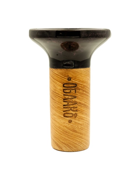 Чаша Облако Flow - Желто-черный малиновый мрамор