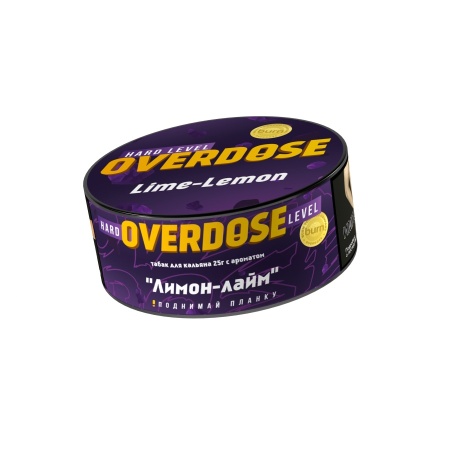 Overdose Lime-Lemon (Лимон-лайм), 25 гр