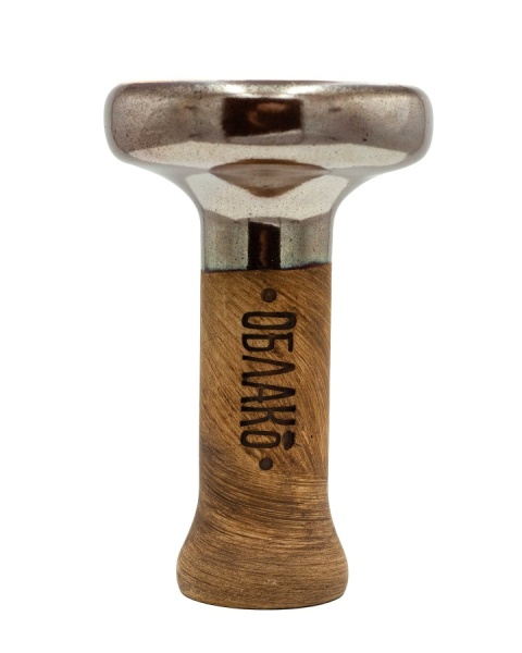 Чаша Облако Glaze Black - Розовое золото(хром)