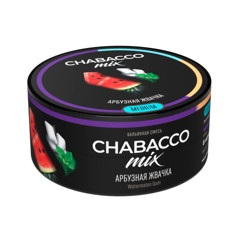 Chabacco Mix Watermelon Gum (Арбузная жвачка), 25 гр